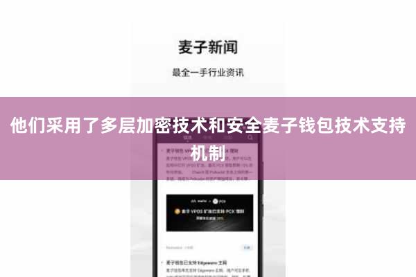 他们采用了多层加密技术和安全麦子钱包技术支持机制